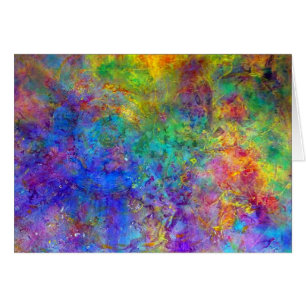 Cartão Arco-íris do "cosmos"