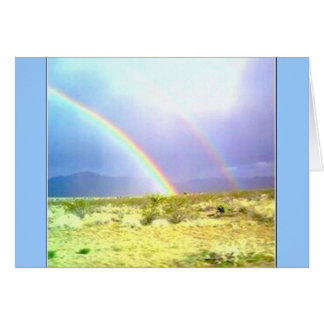 Cartão Arco-íris duplo AZ