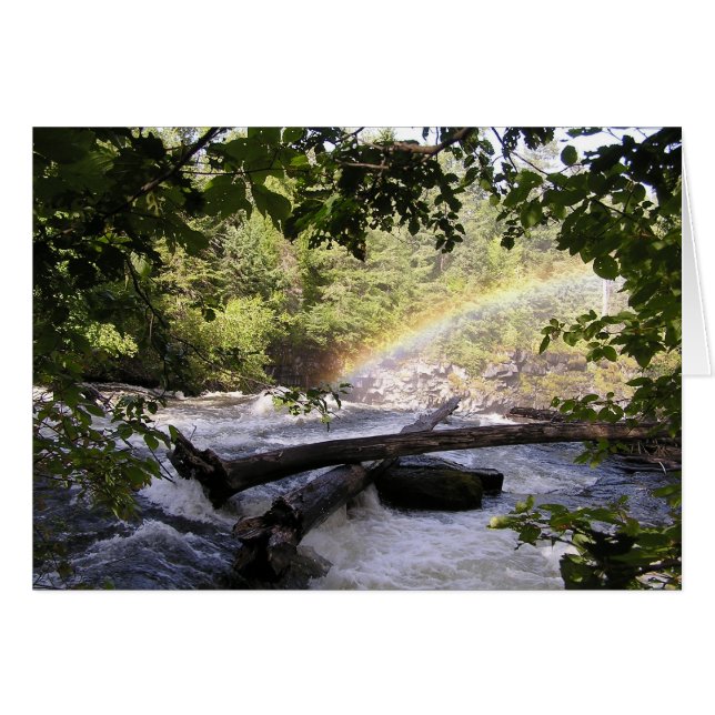 Cartão Arco-íris enquadrado (Frente Horizontal)