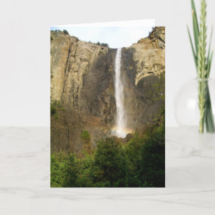 Cartão Arco-íris sobre quedas de Bridalveil