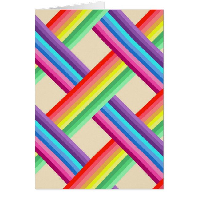 Cartão Arco-íris Twist (Frente)
