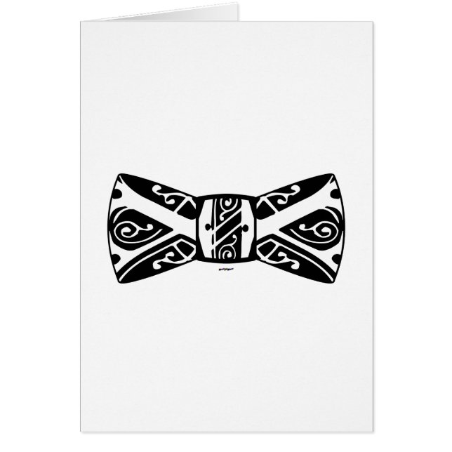 Cartão Arco preto e branco (Frente)