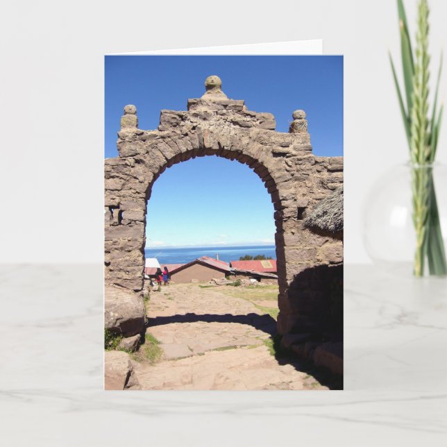 Cartão arco taquilo (Frente)