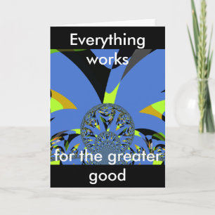 Cartão Arcos legal com Esferas Fractais Design de Arte