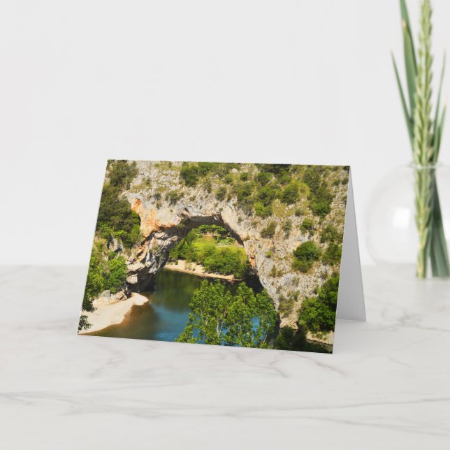 Cartão Ardeche, França (Frente)