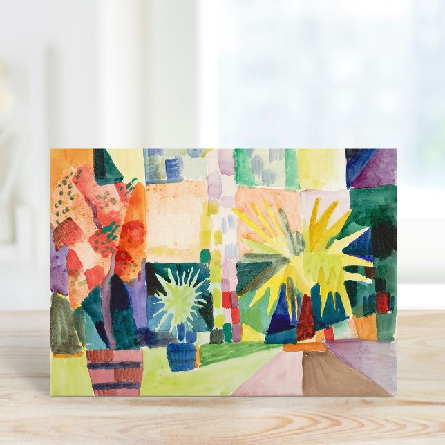 Cartão Arden no lago Thun | August Macke (Criador carregado)