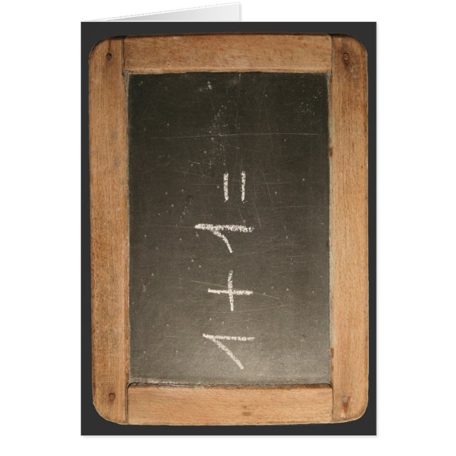 Cartão Ardoise 04 Lições Matemáticas (Frente)