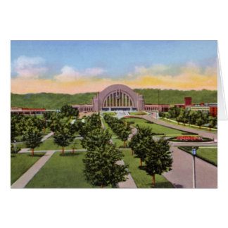 Cartão Área terminal da união de Cincinnati Ohio