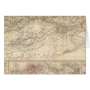 Cartão Argélia, Tunísia