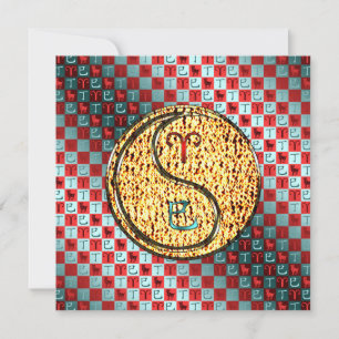 Cartão Áries e Cobra de incêndio