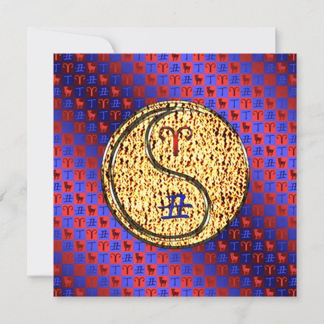 Cartão Aries e Fire Ox (Frente)