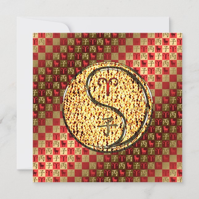 Cartão Aries e Fire Rat (Frente)