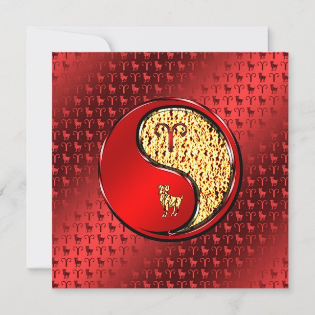 Cartão Aries the Ram (Frente)