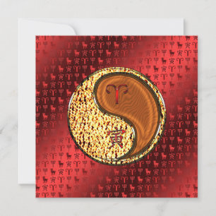 Cartão Aries & Wood Tiger