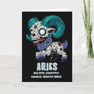 Cartão Aries Zombie