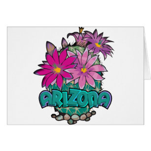 Cartão Arizona Cactus Blooms