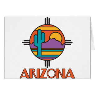 Cartão Arizona Desert Mandala