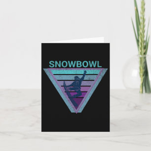 Cartão Arizona Retro Snowbowl Snowboard Para Snowboard