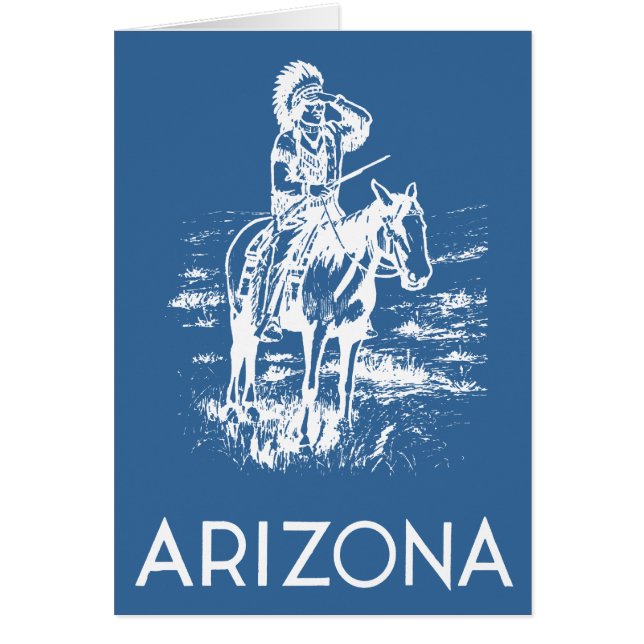 Cartão Arizona Vintage (Frente)
