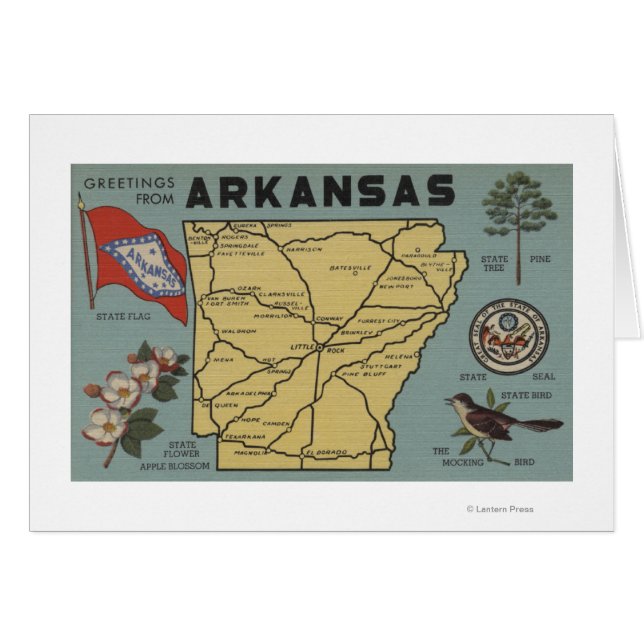 Cartão ArkansasLarge - Letra ScenesArkansas 2 (Frente Horizontal)