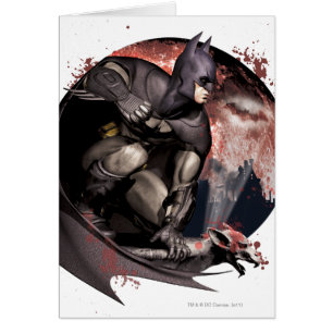 Cartão Arkham City Batman Moon