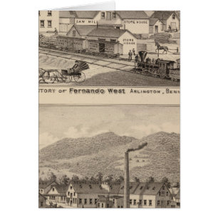 Cartão Arlington Vermont
