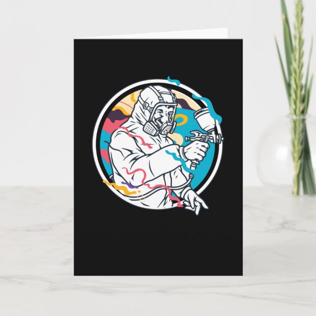 Cartão Arma de Pintura (Frente)