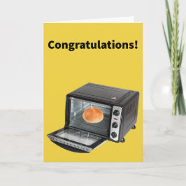 Cartão Arma no Forno - Parabéns de Gravidez