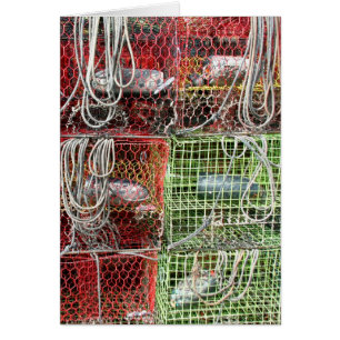 Cartão Armações de Caranguejo Empilhadas