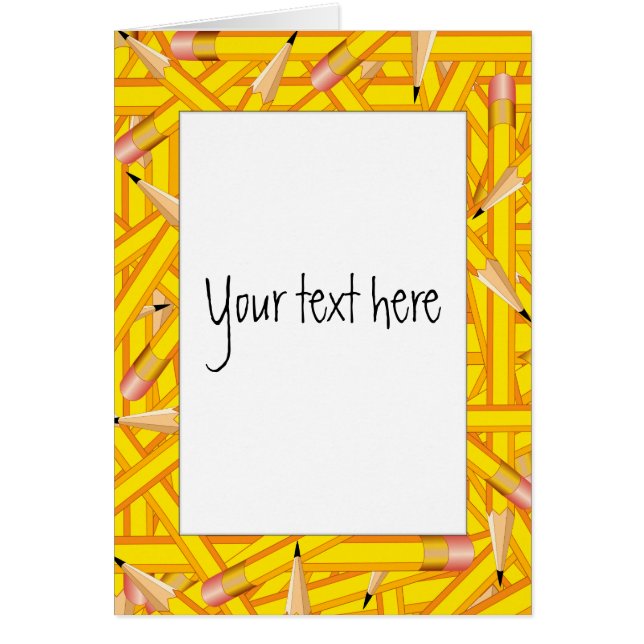 Cartão Armações de Lápis (Frente)