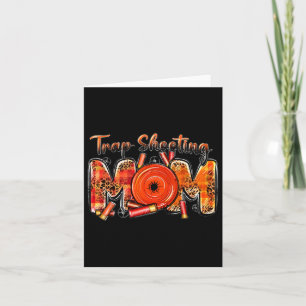 Cartão Armadilha Atirando da Mãe Dia de as mães Leopardo 