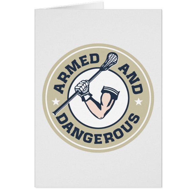 Cartão Armado e perigoso (Frente)