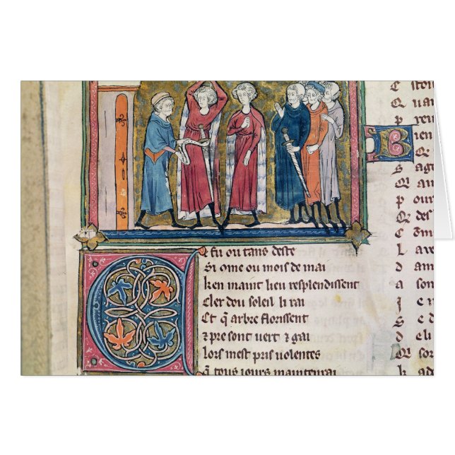 Cartão Armamento de um cavaleiro (Frente Horizontal)