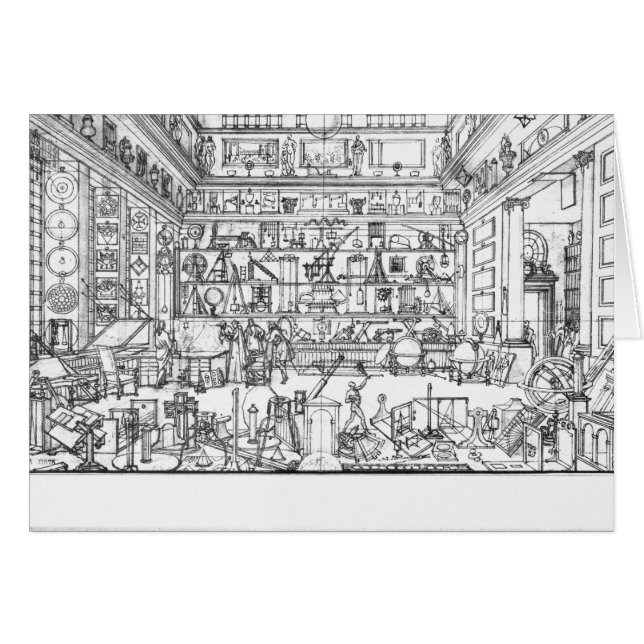 Cartão Armário da física, 1687 (Frente Horizontal)