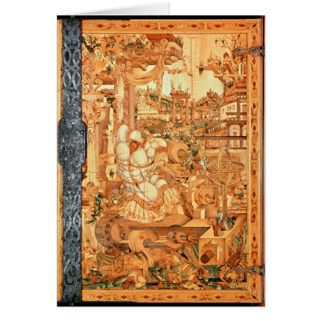 Cartão Armário de Wrangelschrank, 1566 (Frente)