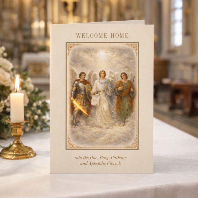 Cartão ARQUANGEIS católicos (Criador carregado)