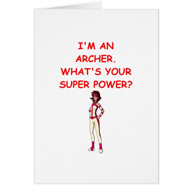 Cartão arqueiro (Frente)