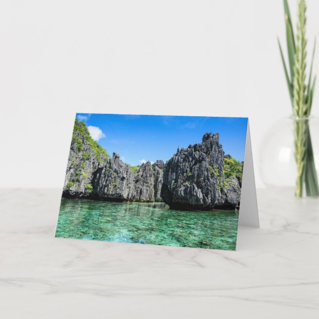 Cartão Arquipélago de Bacuit (Frente)