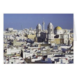 Cartão Arquitectura da cidade de Cadiz, espanha
