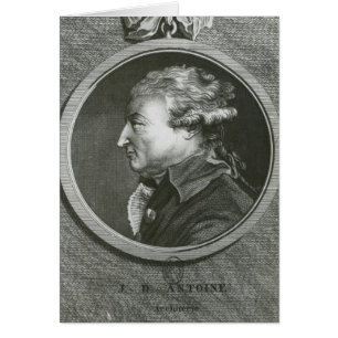 Cartão Arquiteto de Jean Denis Antoine