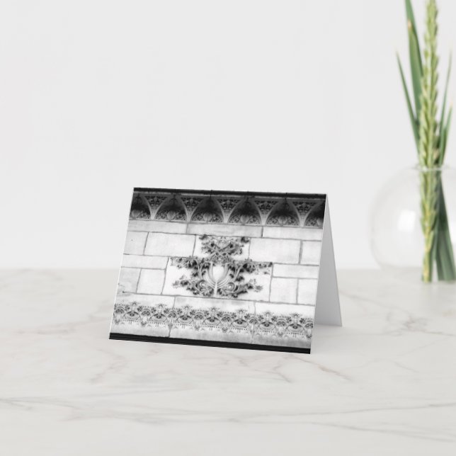 Cartão Arquitetura 18 do Casa-Vintage da arte do (Frente)