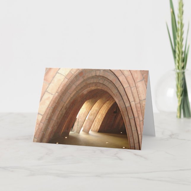 Cartão Arquitetura de Europa Gaudi (Frente)