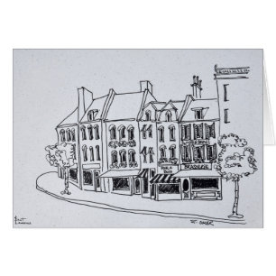 Cartão Arquitetura de Saint-Omer, França