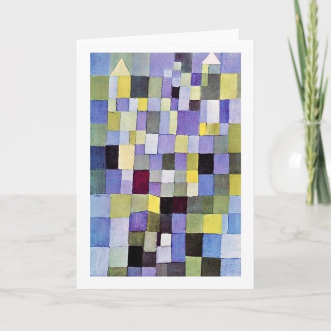 Cartão Arquitetura, Paul Klee (Frente)