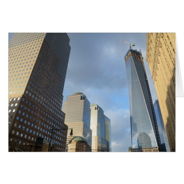 Cartão Arranha-céus de Nova York (Frente Horizontal)