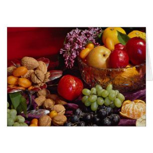 Cartão Arranjo bonito da fruta