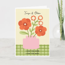 Arranjo de flores em um vaso rosa Design