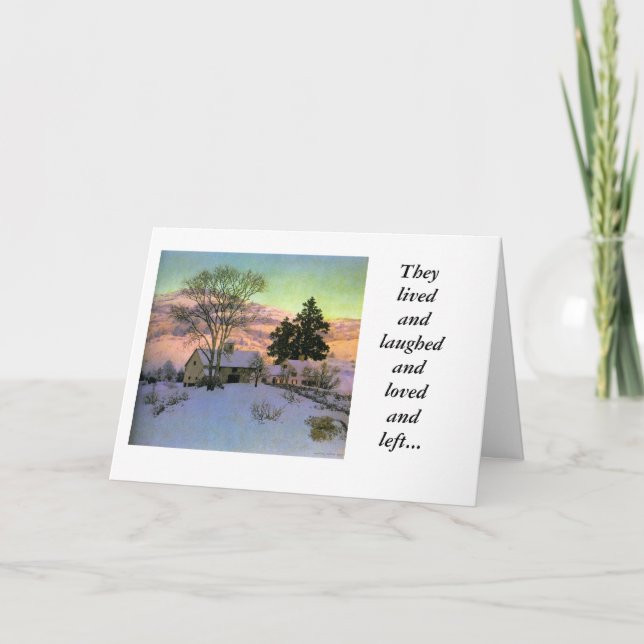 Cartão Arrebol da tarde, 1947, óleo em canvas, viveram e (Frente)