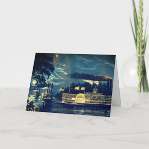 Cartão "Arredondando uma Benda" no Mississippi: Vazio