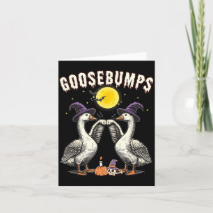 Cartão Arrepios de Ganso Goosebumps Ganso Engraçado Soco